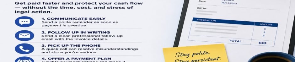 How to Recover Unpaid Invoices Without Going to Court